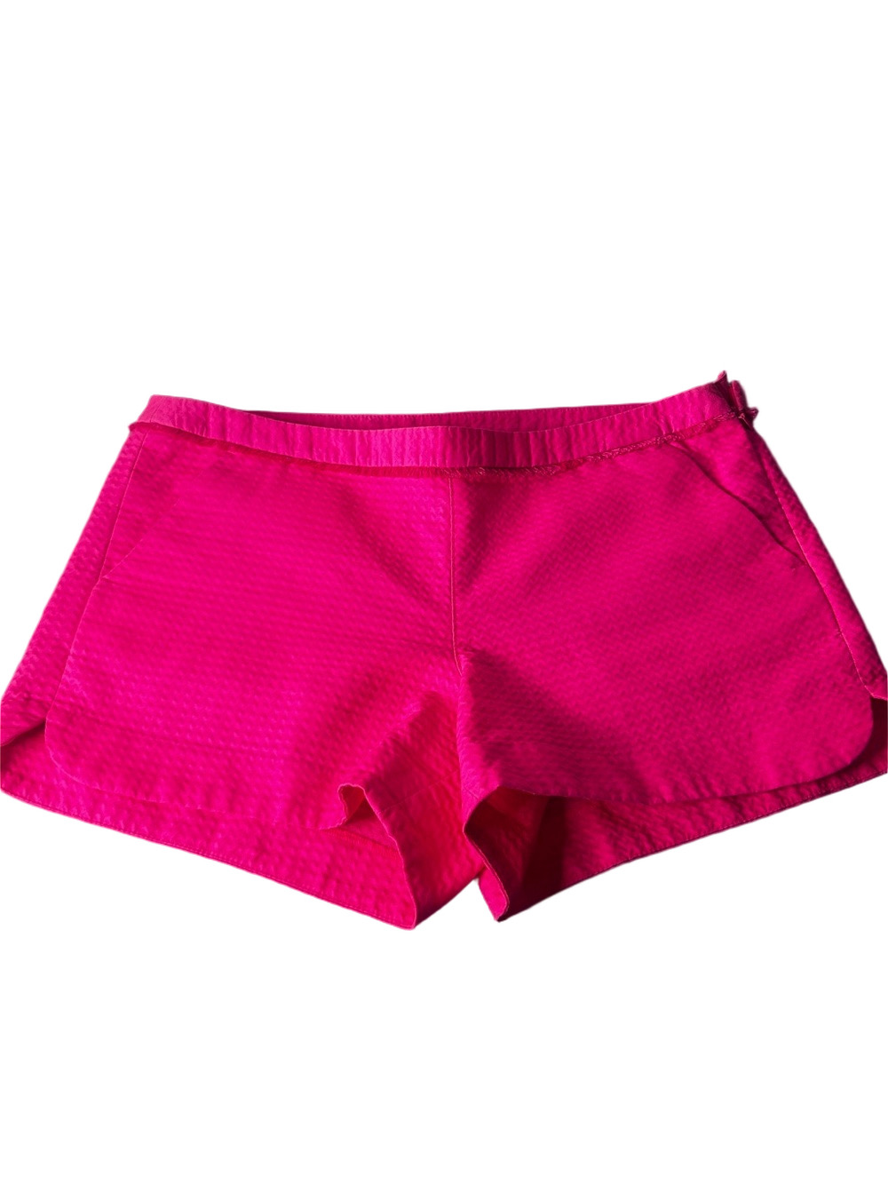 Lilly Pulitzer Bright Hot Pink Women’s Shorts Size Six Pockets Zipper Size 6